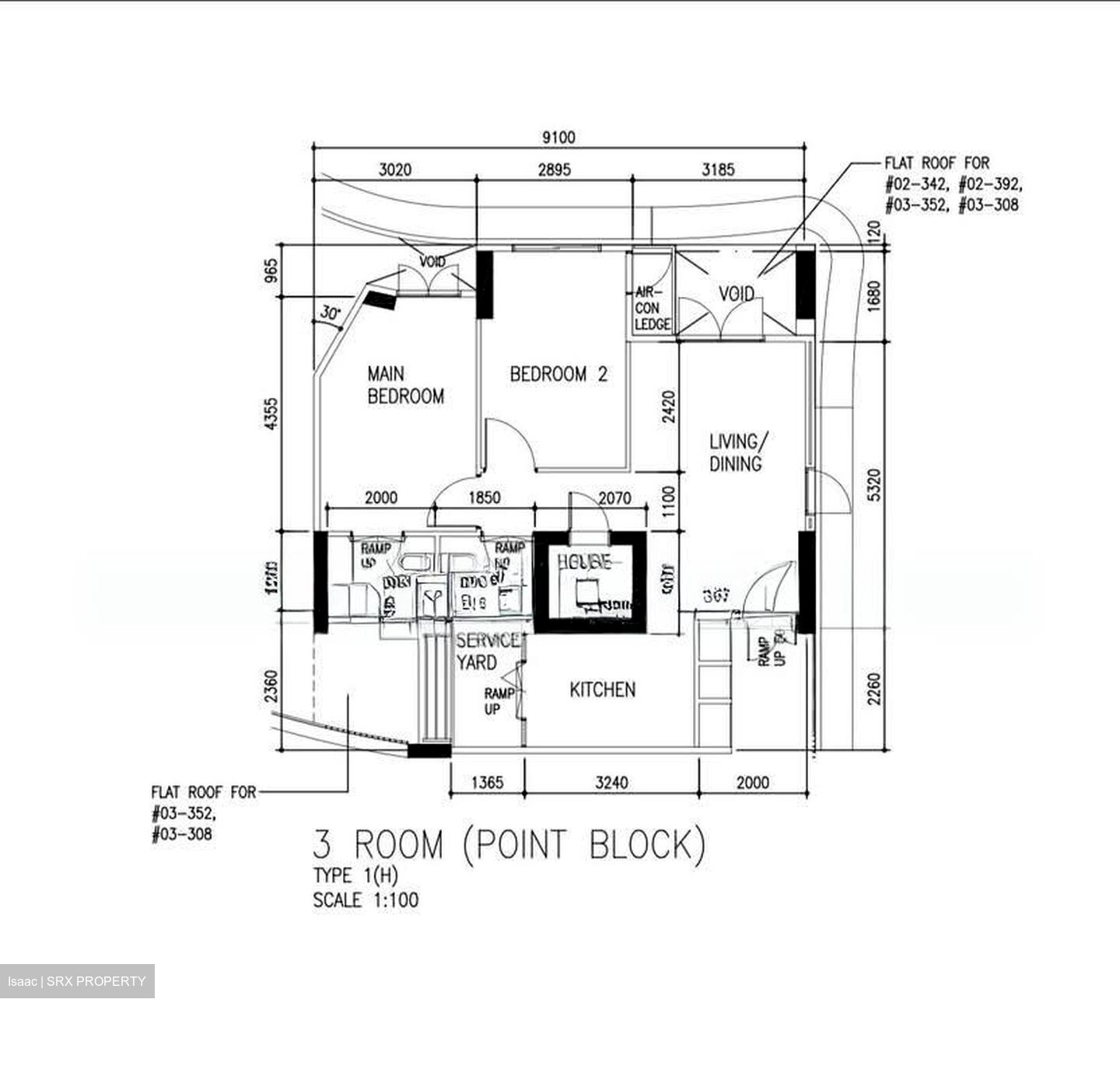 Blk 308C Waterway Terraces I (Punggol), HDB 3 Rooms #556293271